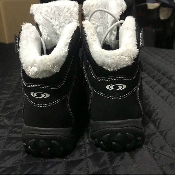 Salomon Black Waterproof Winter Boots - Picture 5 of 7